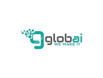 GLOBAI logo design by Erasedink