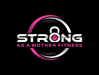 Strong As A Mother Fitness logo design by ubai popi
