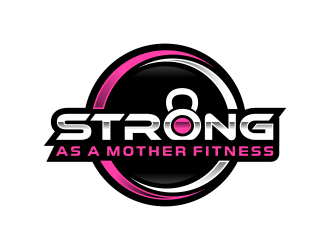 Strong As A Mother Fitness logo design by ubai popi