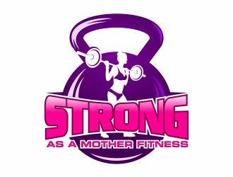 Strong As A Mother Fitness logo design by mutafailan