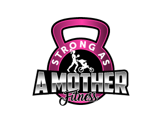 Strong As A Mother Fitness logo design by ARALE