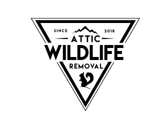 ATTIC WILDLIFE REMOVAL logo design by REDCROW
