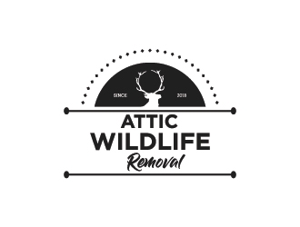 ATTIC WILDLIFE REMOVAL logo design by Lovoos