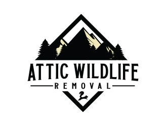 ATTIC WILDLIFE REMOVAL logo design by Eliben