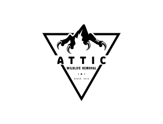 ATTIC WILDLIFE REMOVAL logo design by ian69
