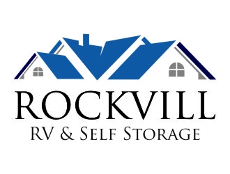 Rockvill RV & Self Storage logo design by jetzu