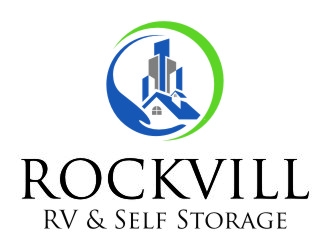 Rockvill RV & Self Storage logo design by jetzu
