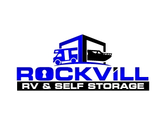 Rockvill RV & Self Storage logo design by jaize