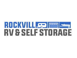 Rockvill RV & Self Storage logo design by megalogos
