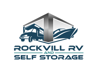 Rockvill RV & Self Storage logo design by serprimero