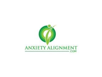 AnxietyAlignment.com logo design by Erasedink