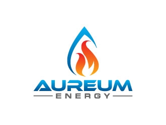 AUREUM ENERGY logo design by pixalrahul