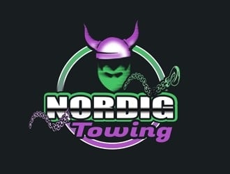 Nordic Towing logo design by bougalla005