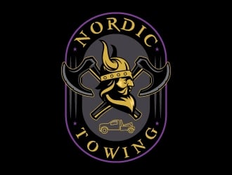 Nordic Towing logo design by Suvendu