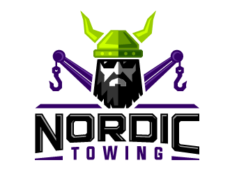 Nordic Towing logo design by SOLARFLARE