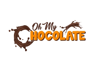Oh My Chocolate logo design by fawadyk