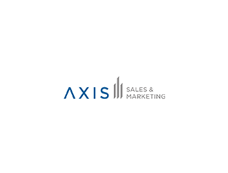 Axis Sales & Marketing  logo design by blackcane