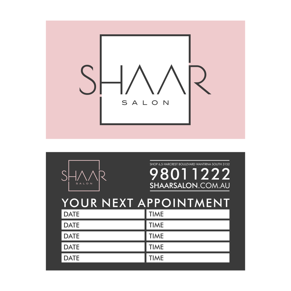 Shaar Salon logo design by pakNton