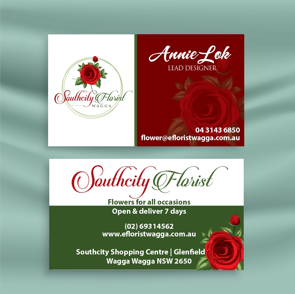 Southcity Florist logo design by shere