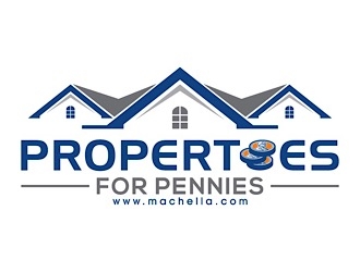 Properties For Pennies logo design by shere