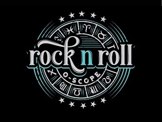 Rock n Roll O Scope logo design by shere