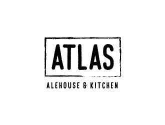 Atlas Alehouse & Kitchen logo design by crazher