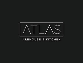 Atlas Alehouse & Kitchen logo design by crazher