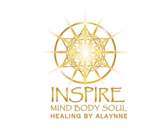 Inspire  Mind Body Soul   Healing by Alaynne logo design by Roma