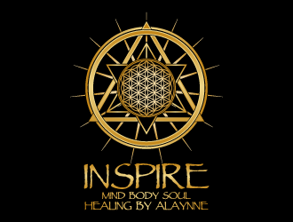 Inspire  Mind Body Soul   Healing by Alaynne logo design by fastsev
