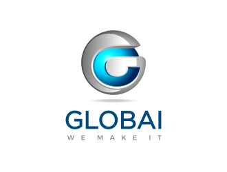 GLOBAI logo design by mashoodpp