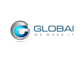 GLOBAI logo design by mashoodpp