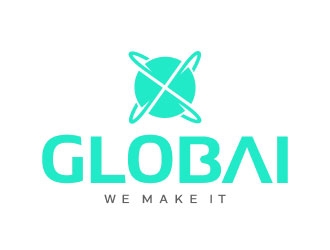 GLOBAI logo design by DesignPal