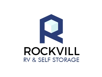 Rockvill RV & Self Storage logo design by eyeglass