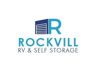 Rockvill RV & Self Storage logo design by eyeglass