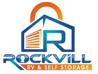 Rockvill RV & Self Storage logo design by PMG