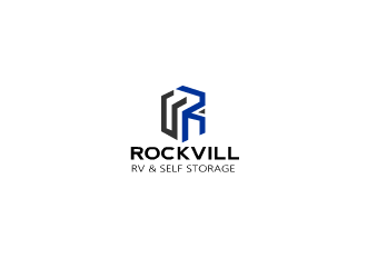 Rockvill RV & Self Storage logo design by smedok1977