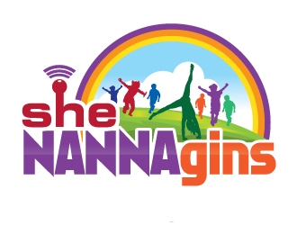 sheNANNAgins logo design by Suvendu
