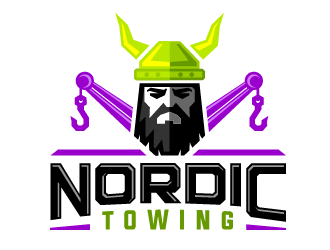 Nordic Towing logo design by SOLARFLARE
