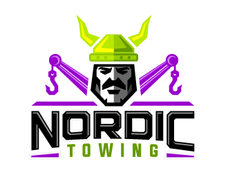 Nordic Towing logo design by SOLARFLARE