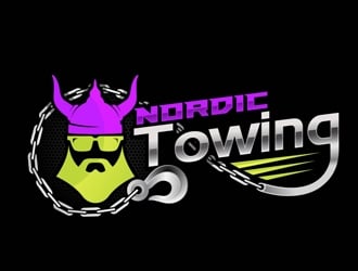 Nordic Towing logo design by DreamLogoDesign