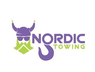 Nordic Towing logo design by DreamLogoDesign