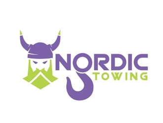 Nordic Towing logo design by DreamLogoDesign