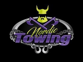 Nordic Towing logo design by DreamLogoDesign