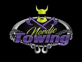 Nordic Towing logo design by DreamLogoDesign