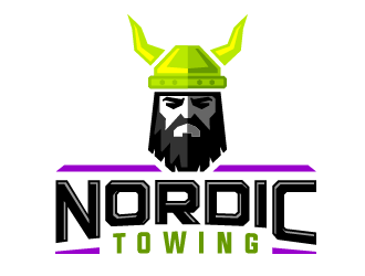 Nordic Towing logo design by SOLARFLARE