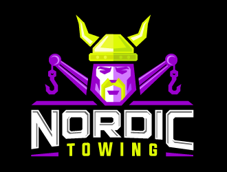 Nordic Towing logo design by SOLARFLARE