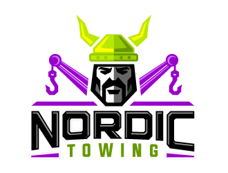 Nordic Towing logo design by SOLARFLARE