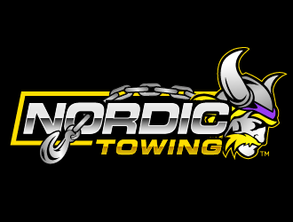 Nordic Towing logo design by THOR_
