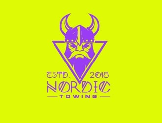 Nordic Towing logo design by Suvendu