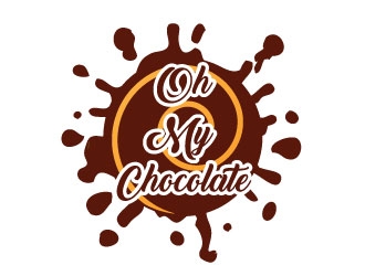 Oh My Chocolate logo design by Suvendu